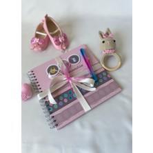 Tiny Wood Anne ve Bebek Anı Defteri – Hamilelik Günlüğü & Bebek Ajandası (My First Memories – Pembe)