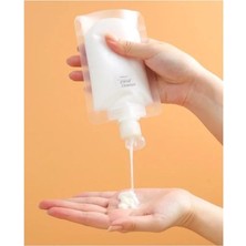 Misda Store Taşınabilir Sıvı Seyahat Kiti Pratik Sıvı Seyahat Torbası Krem Şampuan Kabı 100 ml 3 Adet