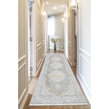 Bazaar Forum Pamuk Taban Dijital Baskı Kaymaz Tüy Dökmeyen Makinada Yıkanabilir Salon Halısı Mutfak Halısı