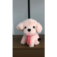 Top Rock Store Sevimli Dil Çıkaran Köpek Peluş Oyuncak Anahtarlık Hediyelik Uyku Arkadaşı 15 cm