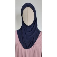 Erasra Class Kız Çocuk Pratik Başörtü (  4-10  Yas ) Lacivert Renk