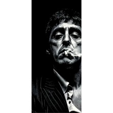 Aydın Garage Araba Kapı Direk Kaplama Folyosu Tony Montana
