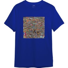 The Lucid Lab Reddit Place Tişört - Mavi