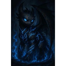 Aydın Garage Gecenin Öfkesi Kapı Direk Kaplama Folyosu Baskılı Sticker Sağ-Sol 2 Adet 22*50 cm