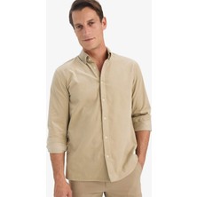 DeFacto %100 Pamuk Kadife Gömlek E9024AX25WN