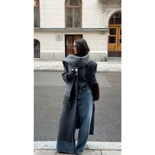 La Florine Puffy Yumuşak Dokulu Soft Atkı Omuz Şalı