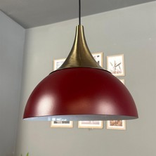 Bamyum Yimpi Vişne Çürüğü Avize Tekli Sarkıt Eskitme Kubbe Başlık Salon Mutfak Kuaför Dekoratif Aydınlatma