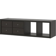 IKEA Kallax Açık Raf Ünitesi Venge 42 x 147 cm Çekmeceli
