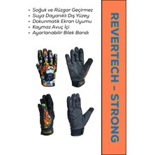 Motokit Revertech Strong Monster / Su ve Rüzgar Geçirmez Kışlık Motosiklet Eldiveni