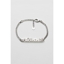 So CHIC London Skyline 21 Cm Gümüş Erkek Bileklik