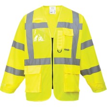 Portwest S475 Uzun Kollu Reflektörlü Mühendis Yeleği