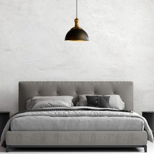 Bamyum Yimpi Siyah Uzun Eskitme Knob Başlık Avize Sarkıt Lamba Salon Mutfak Avizeleri Pastane Cafe