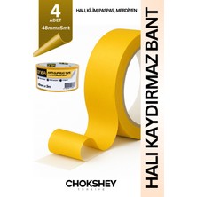 Onba Halı Kilim Sabitleme Yapıştırma Kaydırmaz Çift Taraflı Bant 48mmx5mt - 4 Adet