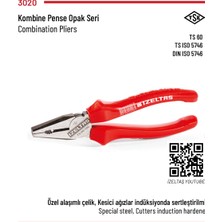 İzeltaş Kombine Pense 200MM Opak