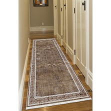 Bazaar Forum Pamuk Taban Dijital Baskı Kaymaz Tüy Dökmeyen Makinada Yıkanabilir Salon Halısı Mutfak Halısı