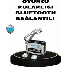 VeraGlobe Buğz Kablosuz Spor Kulaklık – Düşük Gecikmeli Oyun Modu, Powerbank Şarj Kutusu