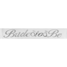 Hayaller Dükkanı Kuşak Kurdela Brıde To Be Beyaz Gümüş Pk:1.5 mt