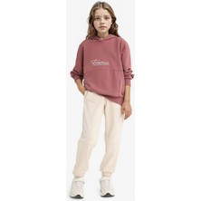 DeFacto Beli Lastikli Jogger Eşofman Altı Kız Çocuk F0389A825AU