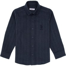 U.s. Polo Assn. Erkek Çocuk Lacivert Gömlek Desenli 50316670-VR033