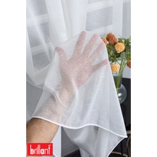 Brillant Keten Amor 1/25 Normal Pileli Ütü Istemez Kırışmaz Yeni Sezon Salon Oda Tül Perdesi