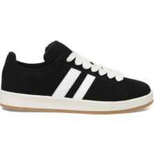 Blowia Campus 00S Tarzı Siyah Beyaz Süet Unisex Spor Ayakkabı Kalın Taban Sneaker
