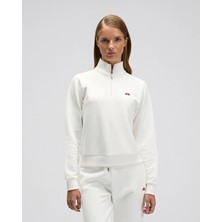Ellesse Kadın Yarım Fermuarlı Sweat Günlük Stil 2025 Sonbahar-Kış Modeli