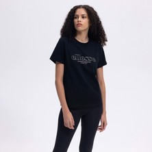 Ellesse Kadın Tişört EF445-BK Siyah Renk L Beden %100 Pamuk Rahat Stil