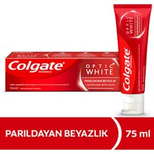 3 Adet  Colgate Diş Macunu 75ML Optik Beyaz Parıldayan Beyazlık