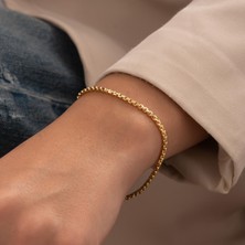 Hakan Mücevherat Halka 14 Ayar Altın Bileklik