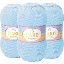 Nako Elit Baby Antipilling Bebe Yünü 4687 3 Adet