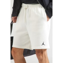 Nike Jordan Brooklyn Fleece Men's Shorts Erkek Pamuklu Şort Beyaz