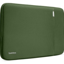 Tomtoc A13F2T1 DEFENDER-A13 16" Yeşil Notebook Kılıfı Su Geçirmez Kumaş ve Şık Görünüm Sunar