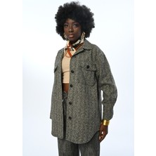 Orfeonegro Kadın Çift Cepli  Düğmeli Gömlek