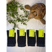 ZHS Lingerie & More Kadın Füme Desenli Çorap 4'lü Paket