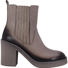 Albini 2630Z854  Deri Kadın Topuklu Bot