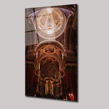 SteelArtDec Malta Mdına Aziz Pavlus Katedrali - Cam Tablo - DEG0281