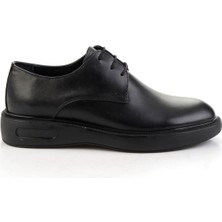 Bambi Siyah Hakiki Deri Erkek Klasik Ayakkabı E01401071441