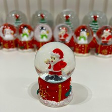 Taşmeran Yılbaşı Noel Baba Mini Boy Kar Küresi TKY0393 Nostaljik Dekoratif Süs
