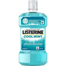 3 Adet  Listerine Ağız Suyu Cool Mint 250 ml