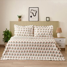 Matmel Soft Buttercup Jakarlı Çift Kişilik Yatak Örtüsü Seti - Turuncu