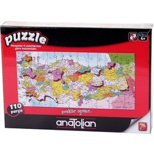 Yenibağ Eğitici Puzzle - Türkiye Haritası Iller / 110 Parça, #7401