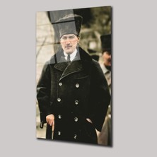 SteelArtDec Atatürk - Cam Tablo - DEG0287