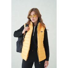 D1fference İçi Astarlı Cepli  Jel Elyaflı Su ve Rügar Geçirmez Kadın Şişme Yelek