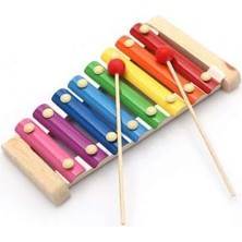 Ahşap Selefon 8 Nota 8 Ton 8 Tuşlu Ahşap Selefon - Oyuncak Ahşap Selefon Oyun