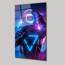 SteelArtDec Neon Astronot - Cam Tablo - DEG0166