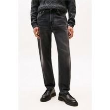 Tommy Hilfiger Erkek Harlem Daralan Paça Eskitme Görünümlü Jean Pantolon - Gri