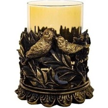 Hanlar Home Kuşlu Mumluk Siyah