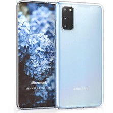 Mena Rise S20 Için Kılıf Transparent Soft Beyaz [ S20 ile Uyumlu Kılıf - Şeffaf]