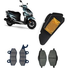 Motohane Rks Vrs 125 Bakım Seti Ön-Arka Balata ve Hava Filtresi