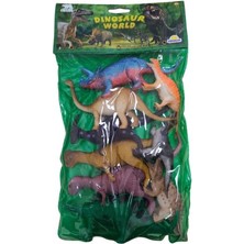 Sunman Dinozorların Dünyası Poşetli 9'lu Hayvan Oyun Seti